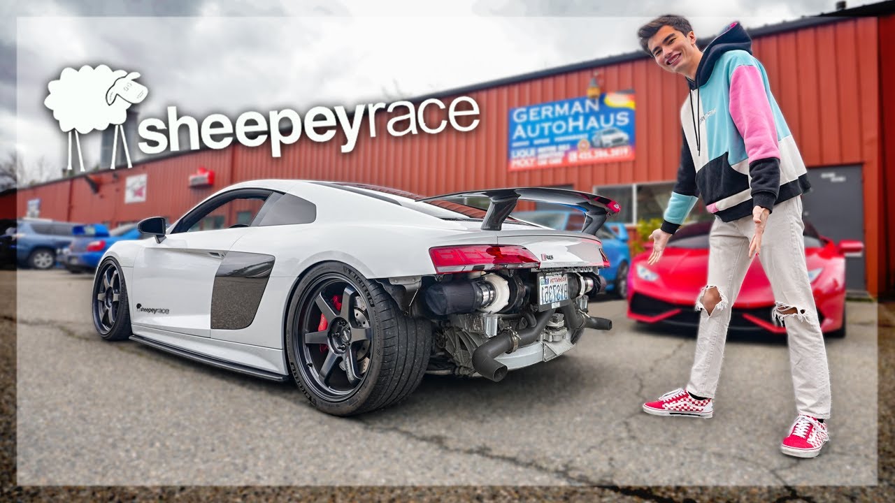 Picking up my NEW Twin Turbo R8 and Immediately Breaking it...