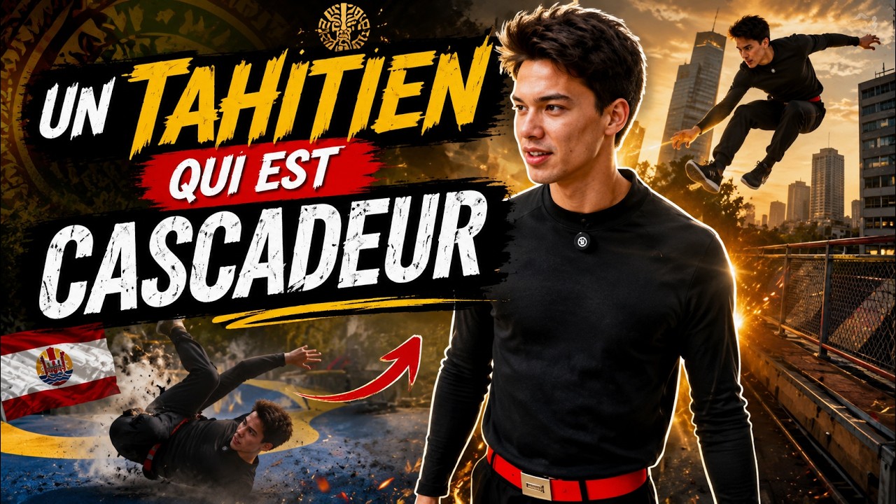 Un tahitien qui veut percer dans le monde de la cascade ep 4 Interview Golden Tiki