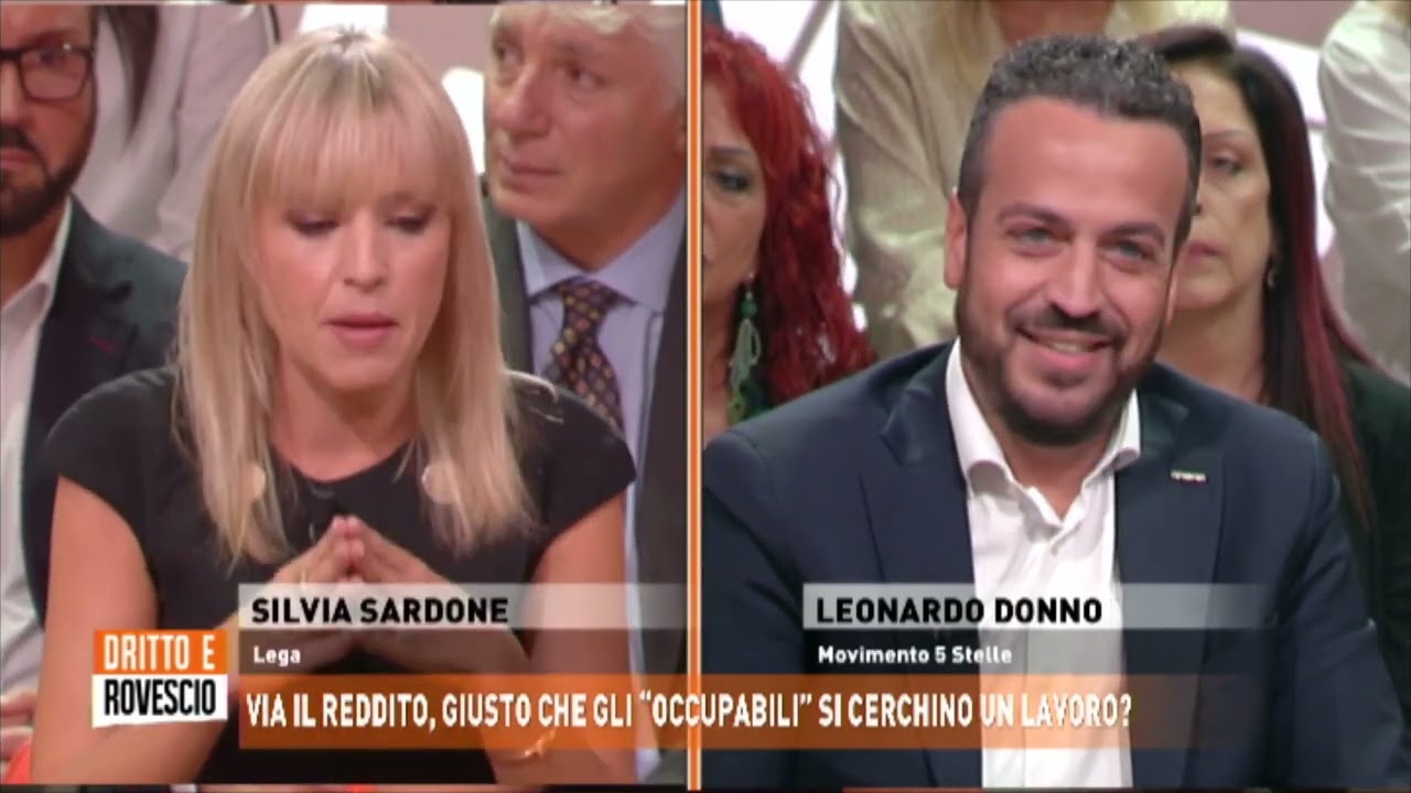 Leonardo Donno ospite a Dritto e Rovescio - Rete4 - 21/09/23