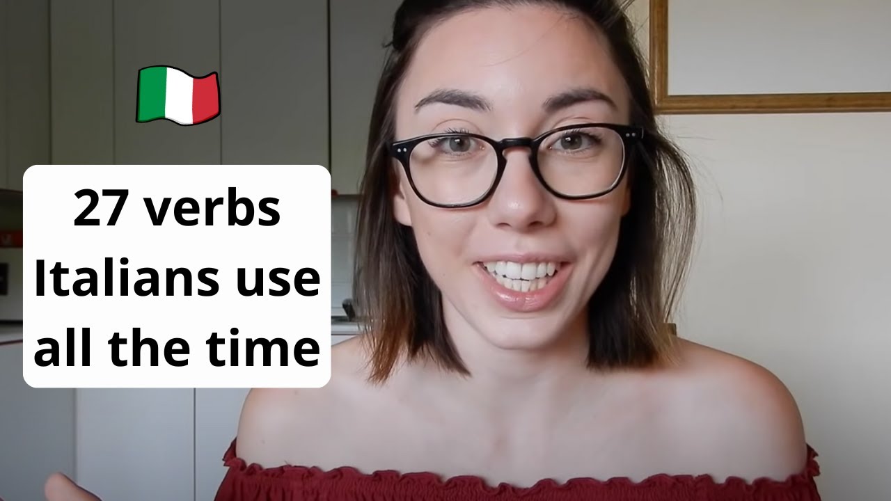 27 common Italian verbs for conversation (Italian audio with subtitles in multiple languages)
