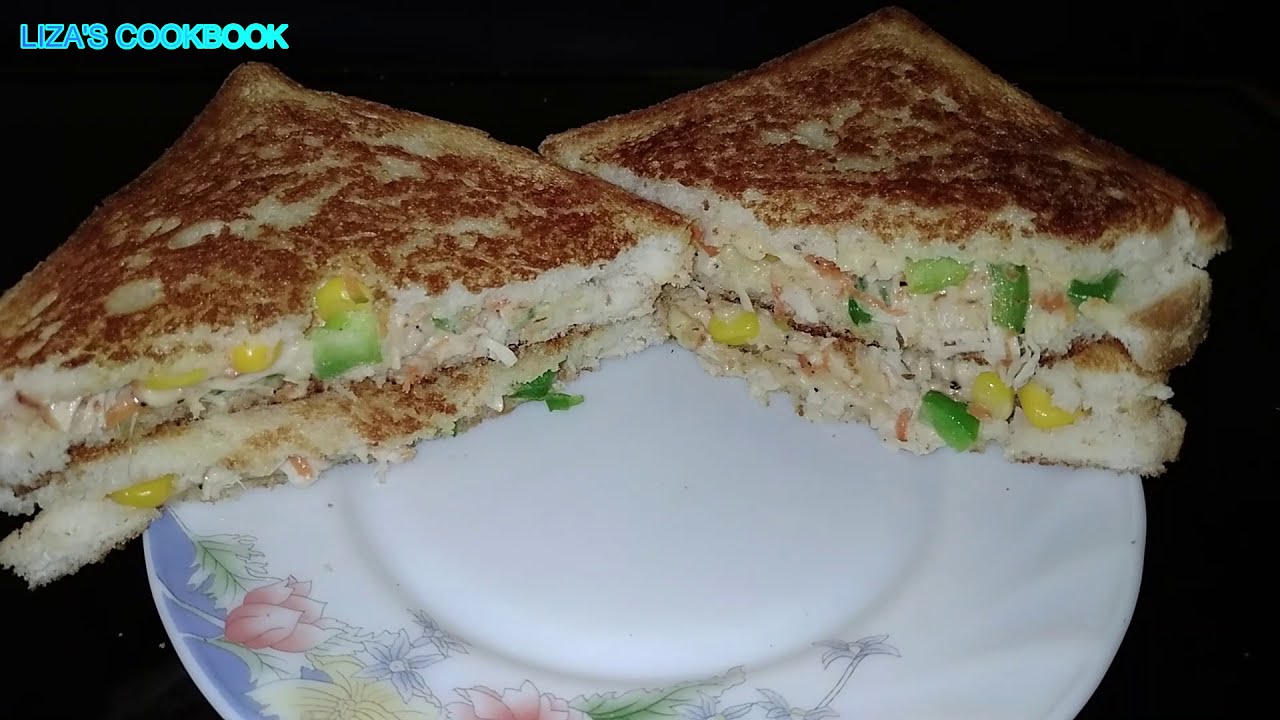 Chicken Corn Sandwich | Cheese Chicken Sandwich | Sandwich Recipe | Non-veg recipe