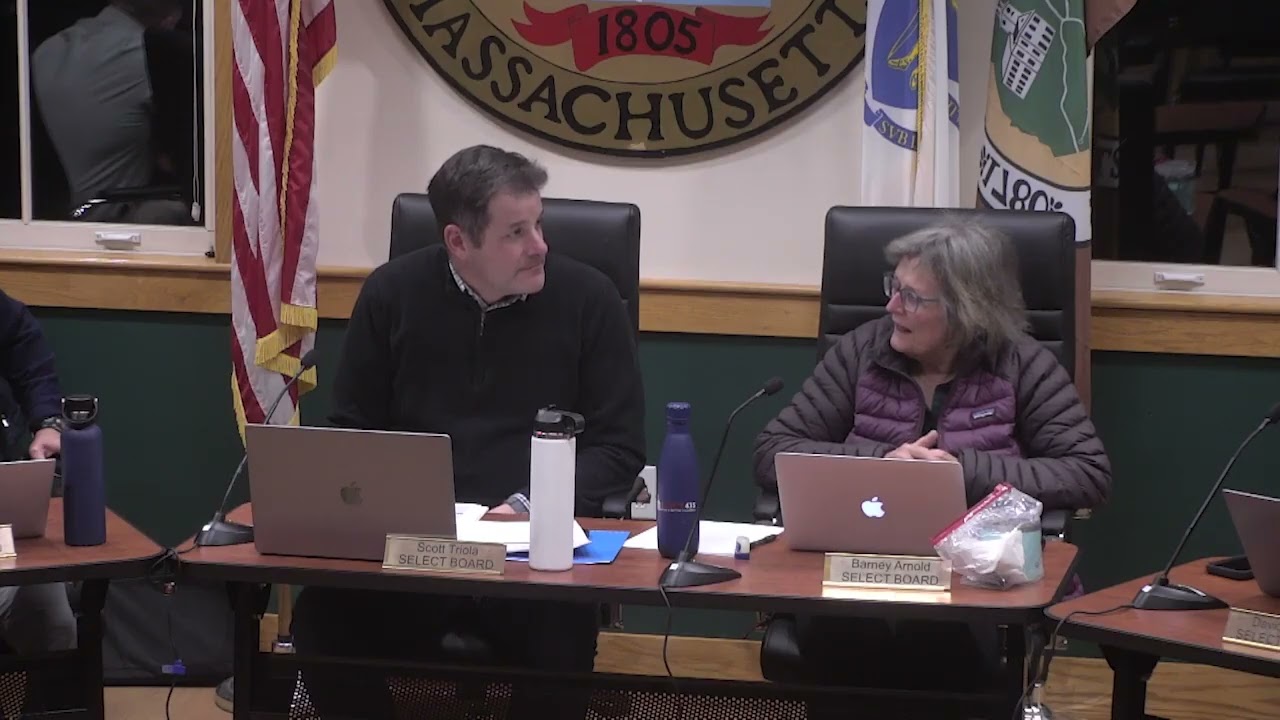 Carlisle select board  January 13, 2026