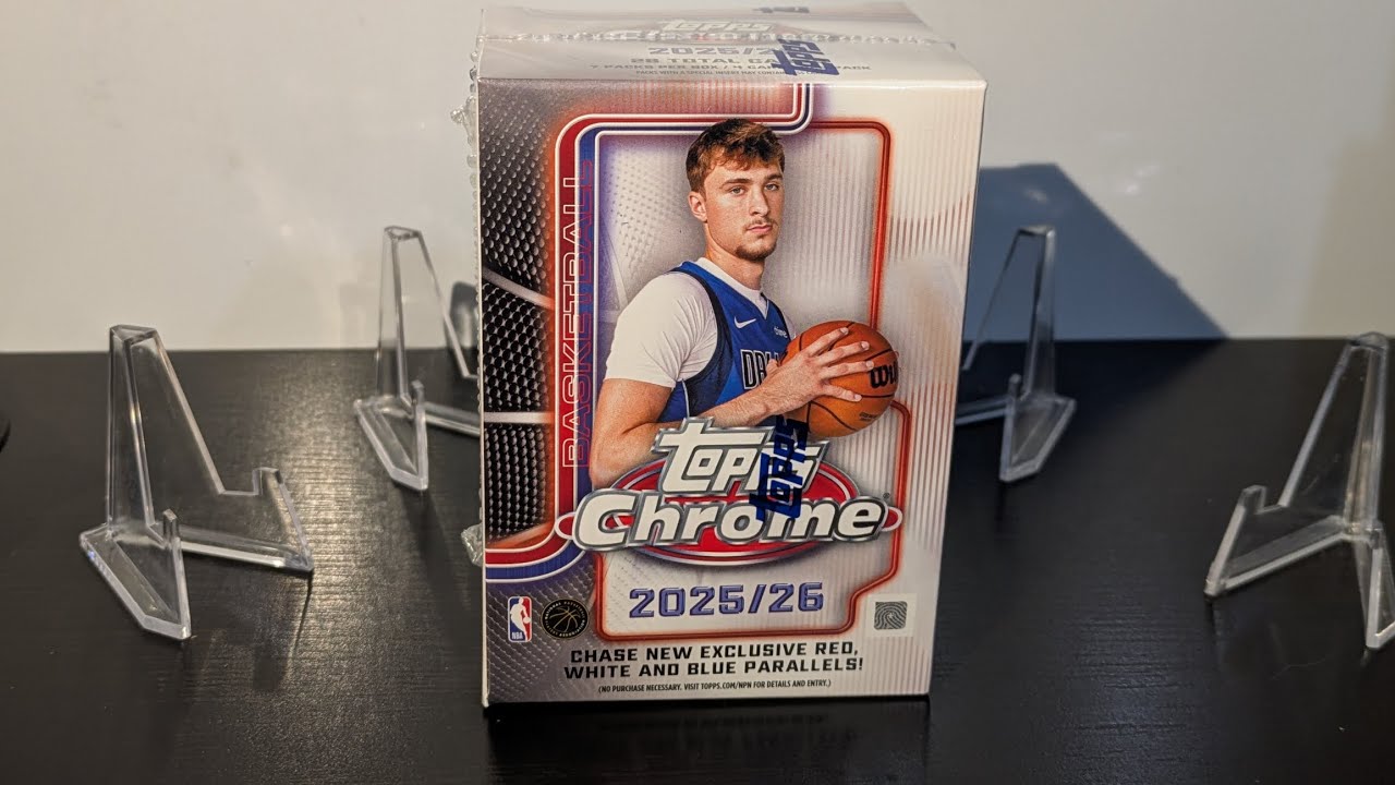 Round Two! 2025-26 Topps Chrome Basketball Blaster Box!