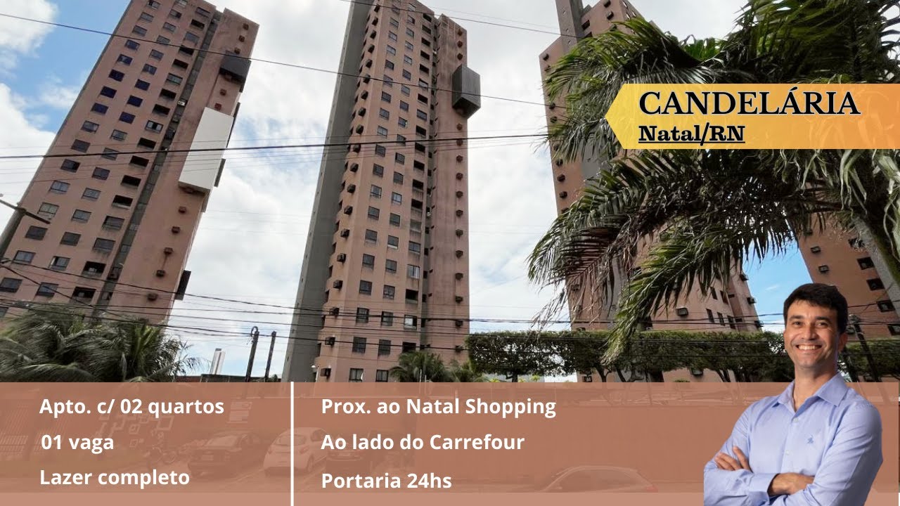Apartamento para venda no Residencial Metrópolis em Candelária - Natal/RN