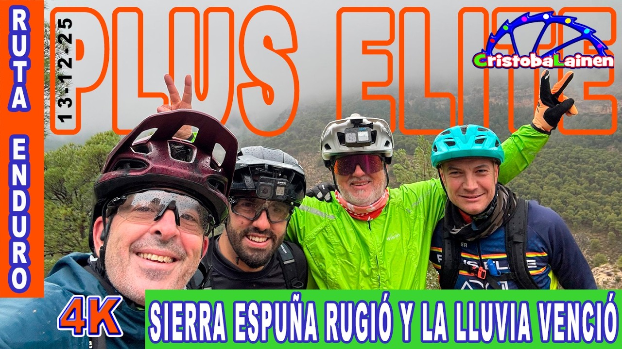 RUTA ENDURO SIERRA ESPUÑA RUGIÓ Y LA LLUVIA VENCIÓ