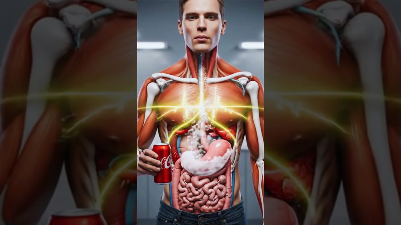 What Happens When You Drink a Soft Drink? 🥤❄️  | Digestion Explained 🧪😋⚡