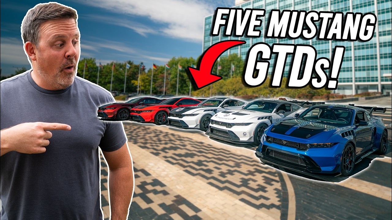 Посещение штаб-квартиры FORD WORLD с пятью Mustang GTD! *Финал тура по США!*