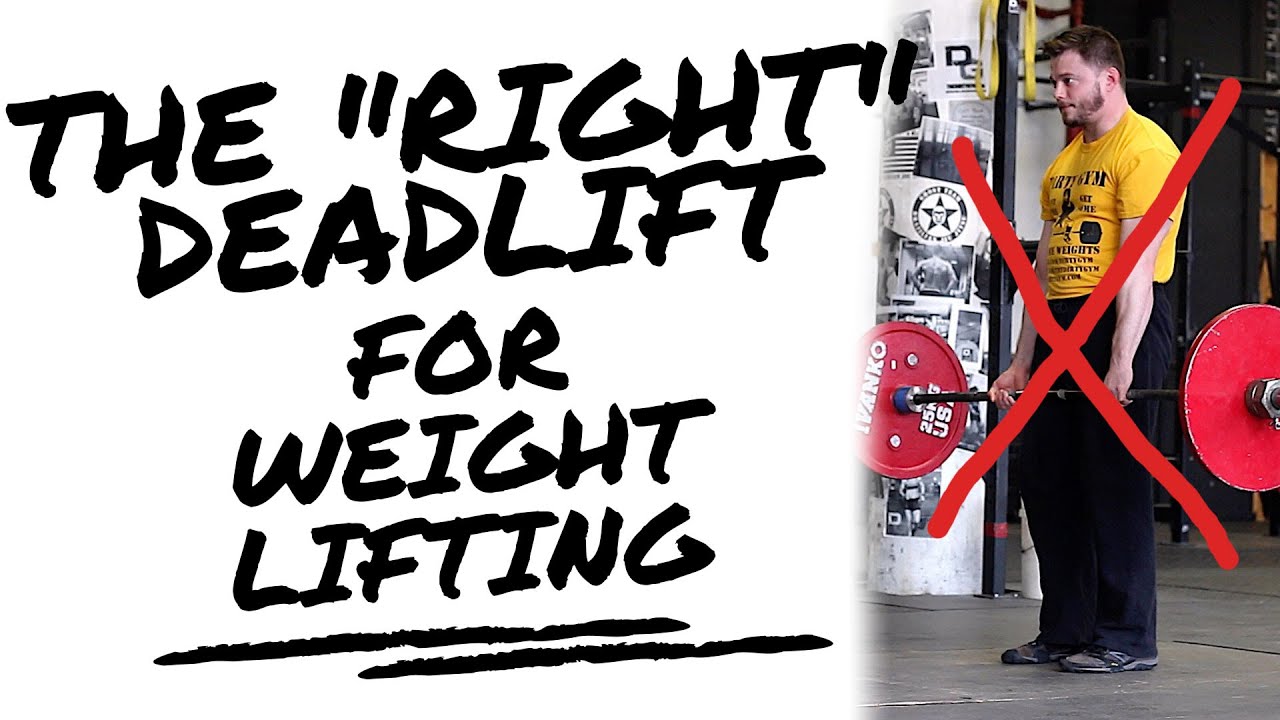 A Traditional Deadlift Will Not Help Your Clean!