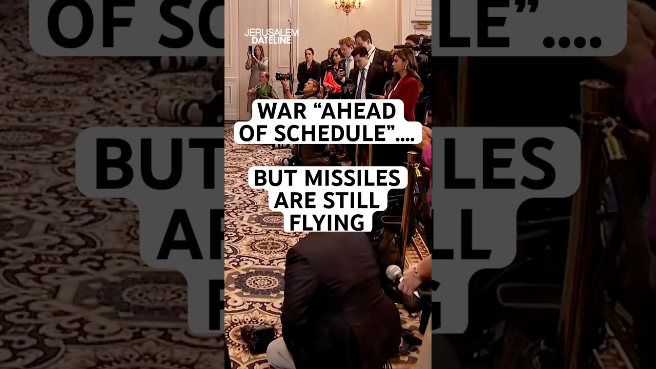 Trump Claims War is Ahead of Schedule Even as Rockets Sirens Blast Around Israel and Gulf States