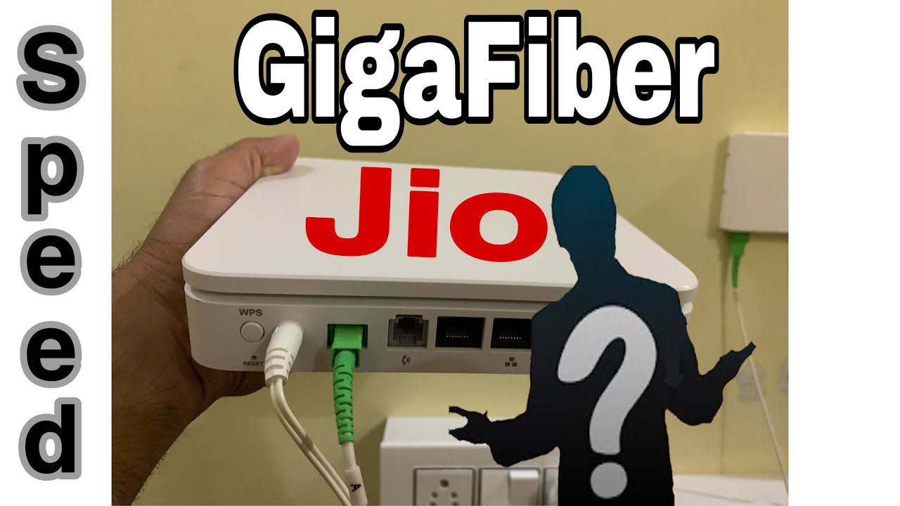Jio GigaFiber Wifi Speed test I jio Router speed