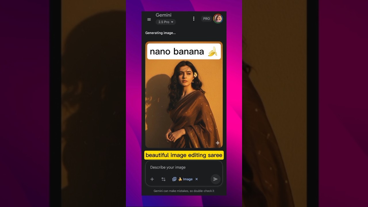 Nano Banana 🍌 | Retro Vintage Saree Edit | Golden Hour Aesthetic Photo Editing 