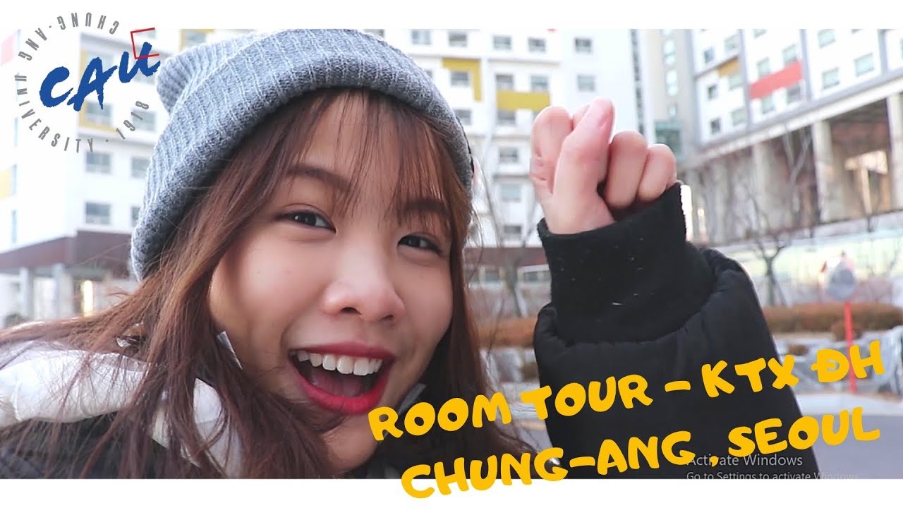 ROOM TOUR - KTX ĐH CHUNG-ANG | Dạo quanh tòa ktx xịn xò nhất CAU ☾DU HỌC SINH HÀN QUỐC☽