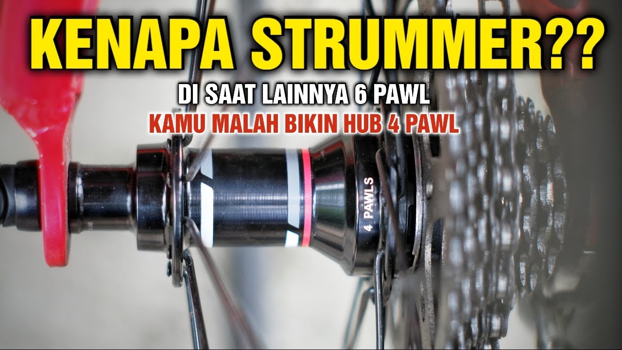 Pantesan STRUMMER Membuat Freehub 4 Pawls Padahal Lainnya Sudah 6 Pawls || strummer HR-10 4 pawls