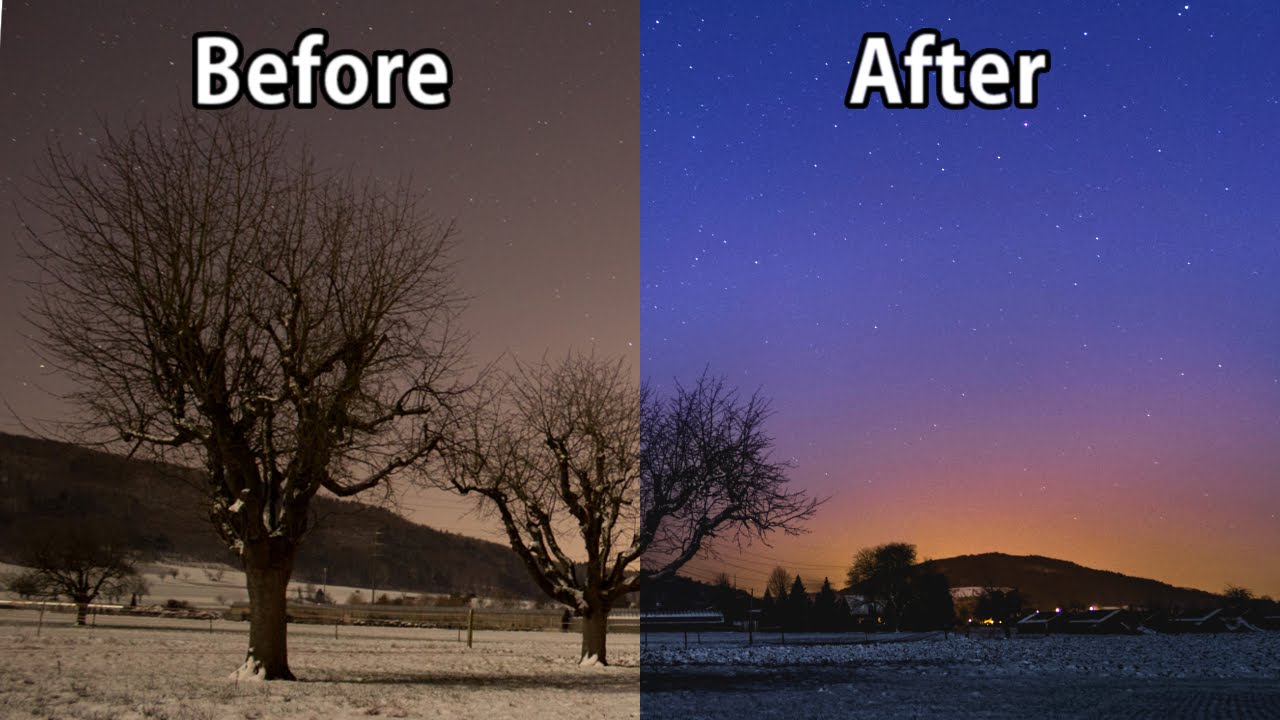 How To Edit Star & Night Photos Taken With a 18-55 Kit Lens in Lightroom And Make Them Look Great!