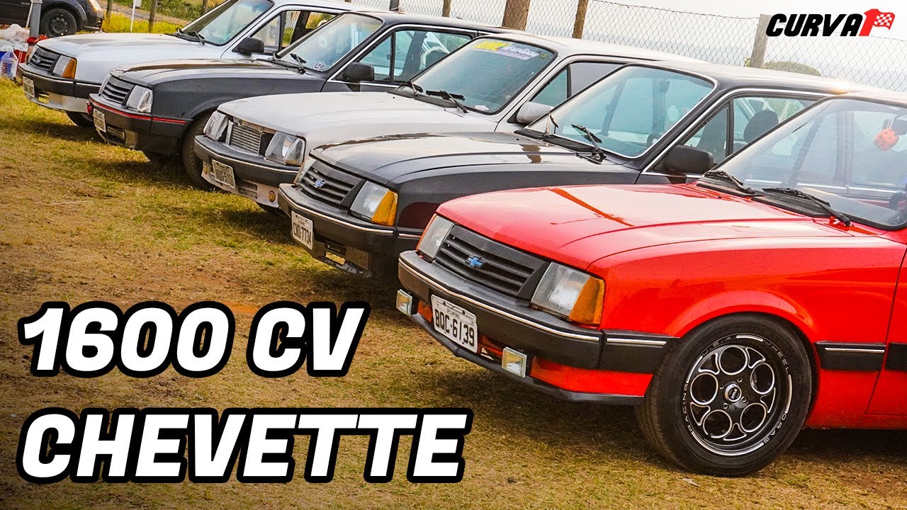 5 Chevettes com 5 motores diferentes. Qual é o seu preferido?