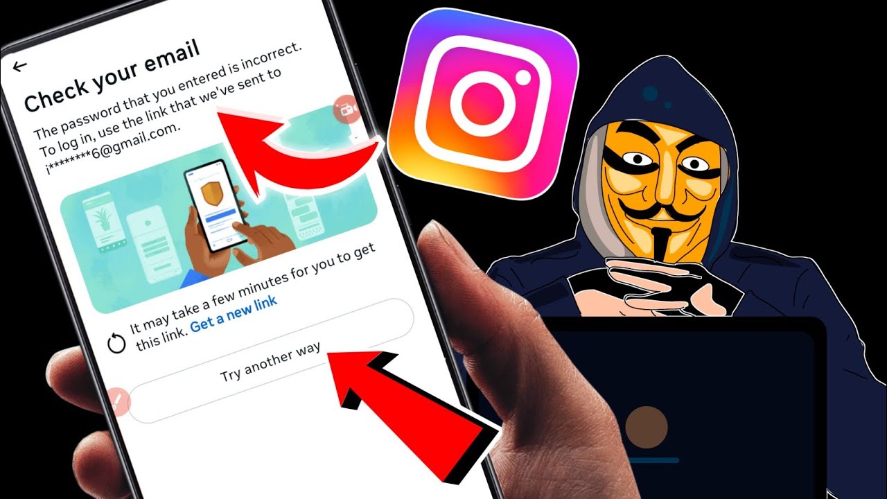 Check Yours Email Instagram | Instagram Login Problem | Recover Instagram Account |