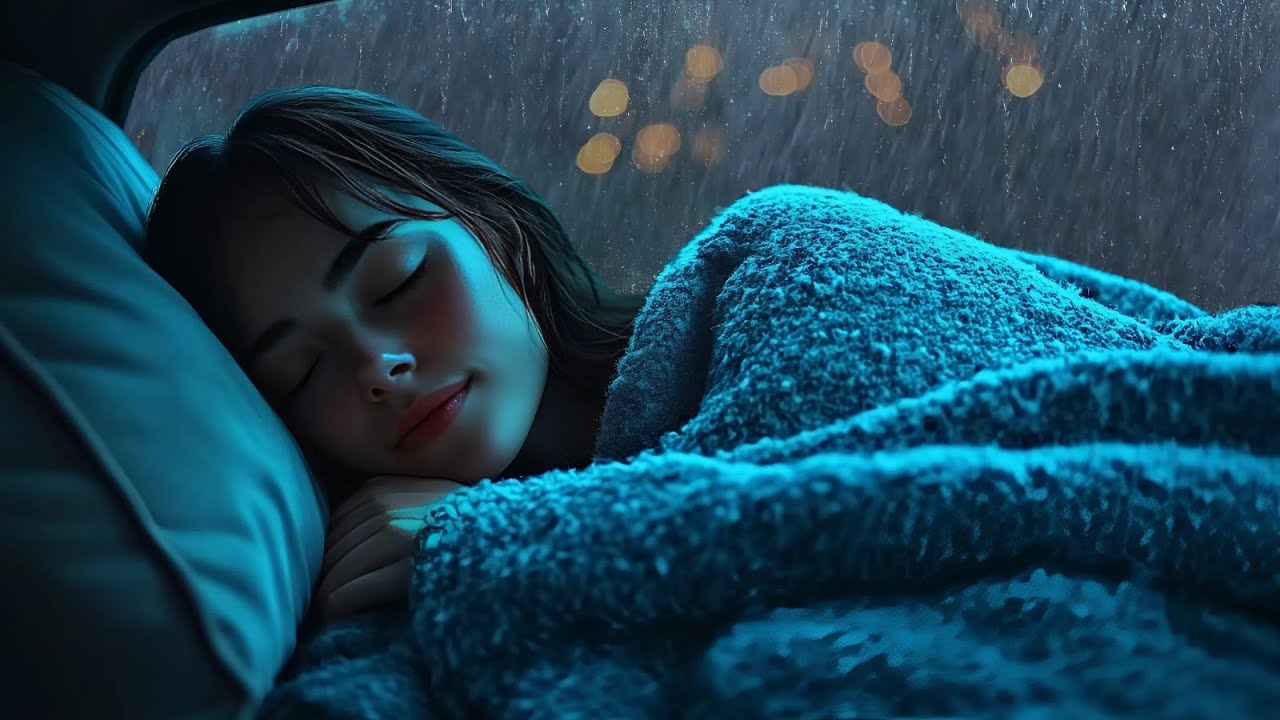 Cozy Night in a Car During Rainfall 🚙 | 3 Hours of Rain Sounds for Sleep & Study