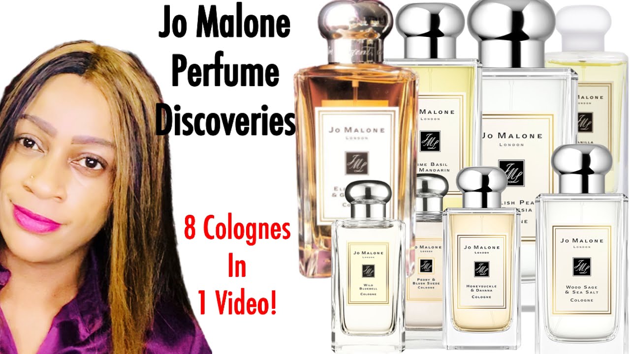 Jo Malone London Perfume Range| Jo Malone Wild Bluebell | Wood Sage & Sea Salt| Honeysuckle & Davana
