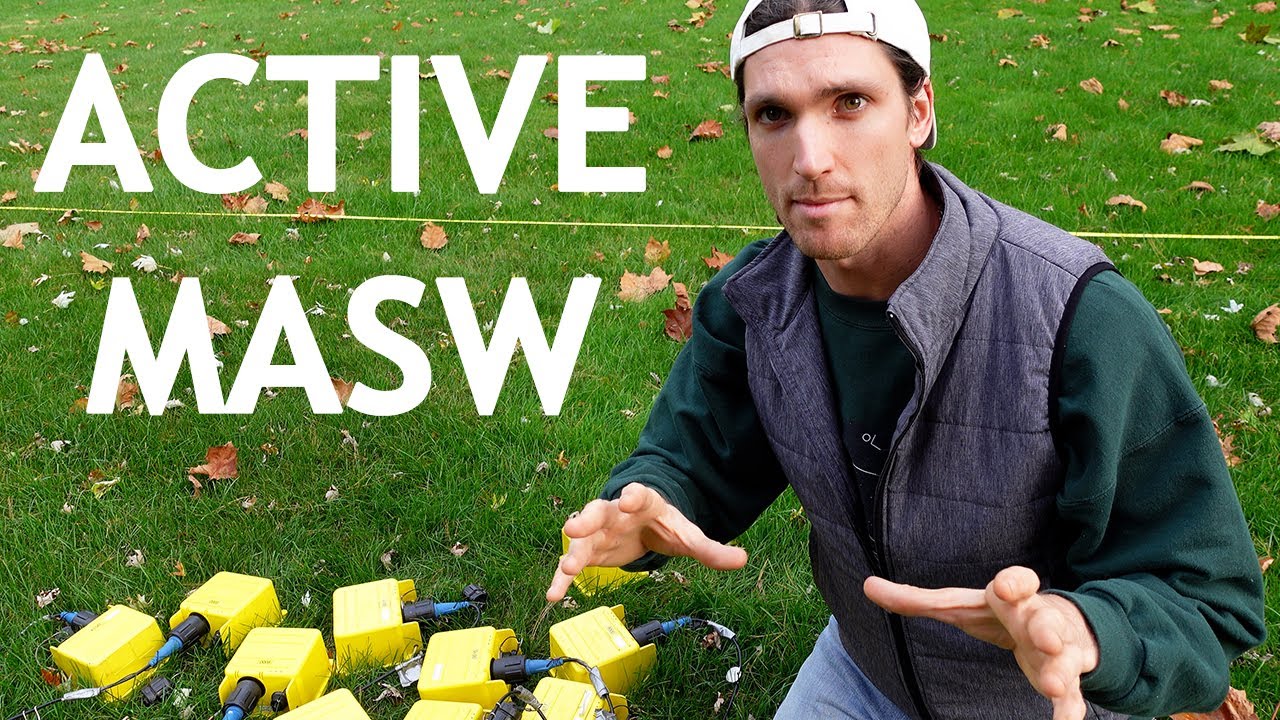 MASW with Atom-1C Seismographs - Active vs Passive
