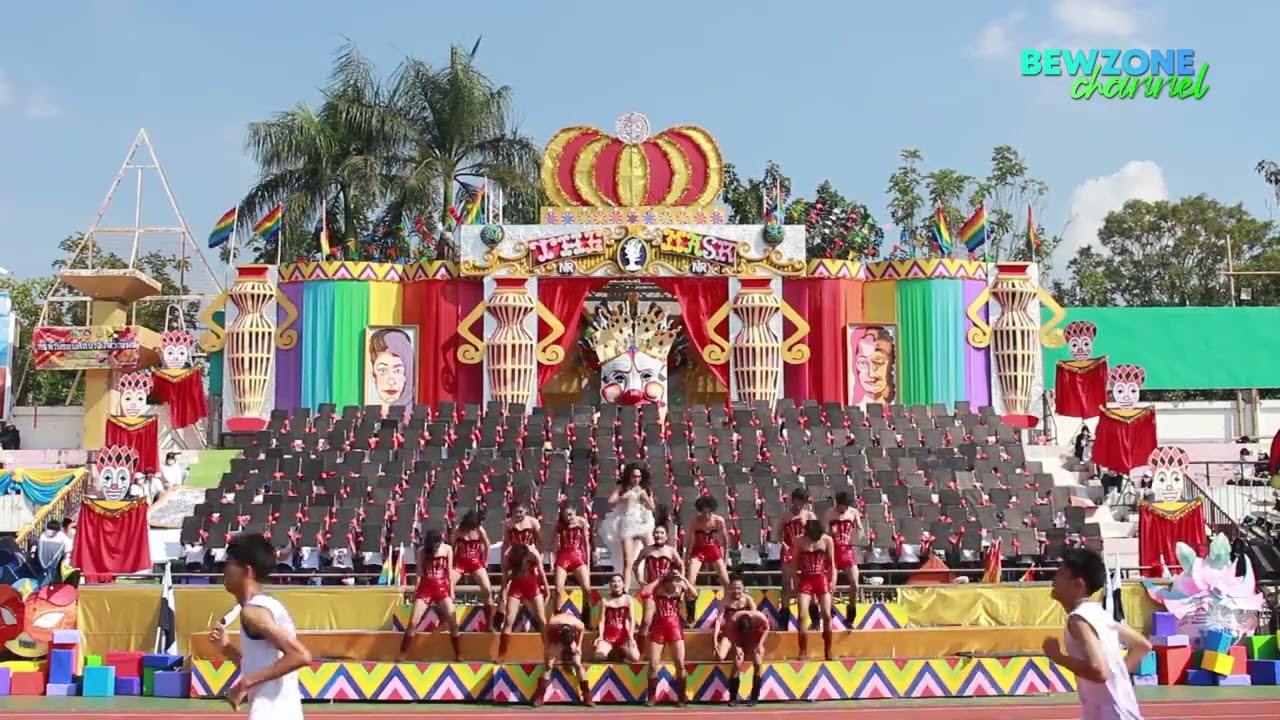 การแสดงกองเชียร์และเชียร์ลีดเดอร์ โรงเรียนนารีรัตน์จังหวัดแพร่ (ภาคบ่าย) l กรีฑามัธยมแพร่ 2022