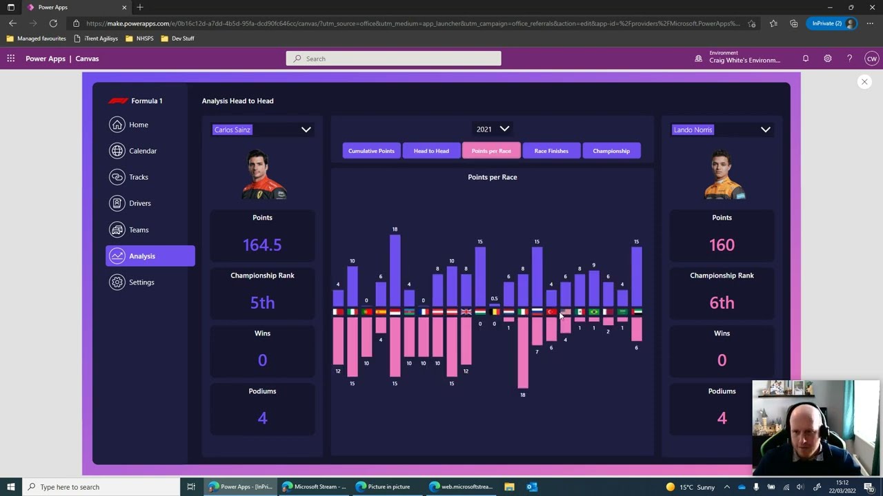 F1 App Overview