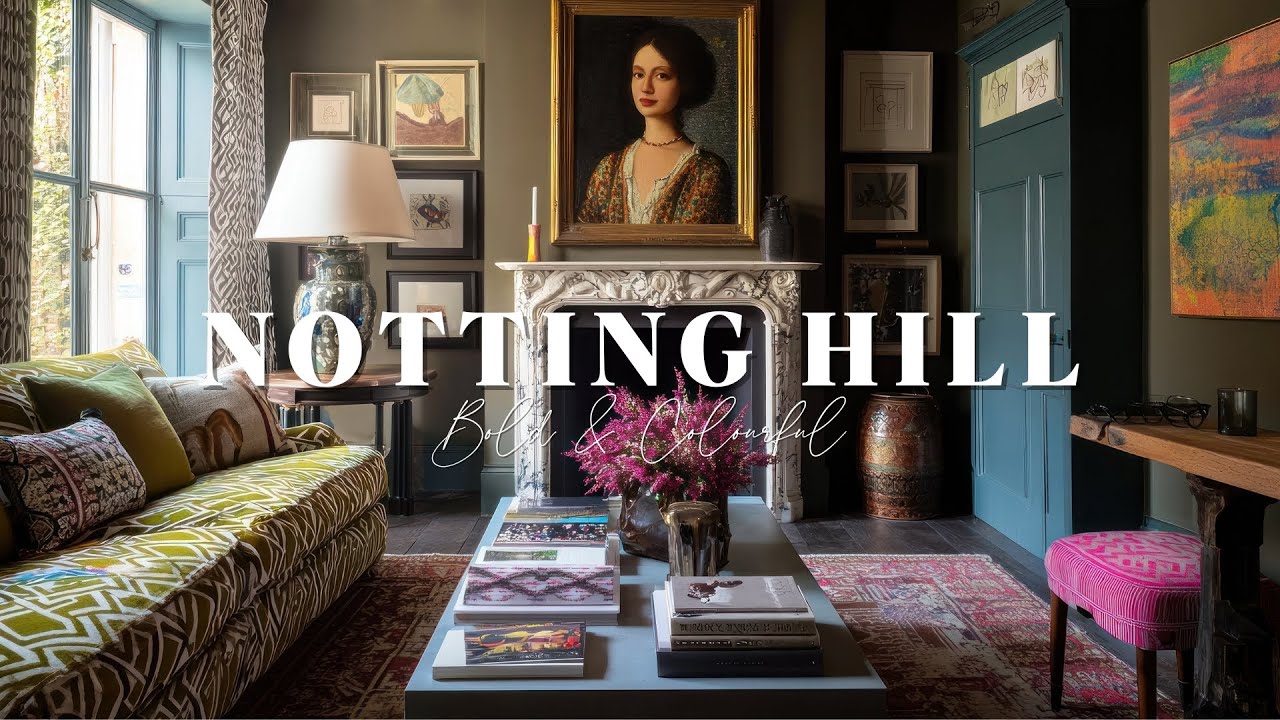 Inside a Notting Hill Townhouse: Studio Vero’s Bold & Colourful London Interior Design