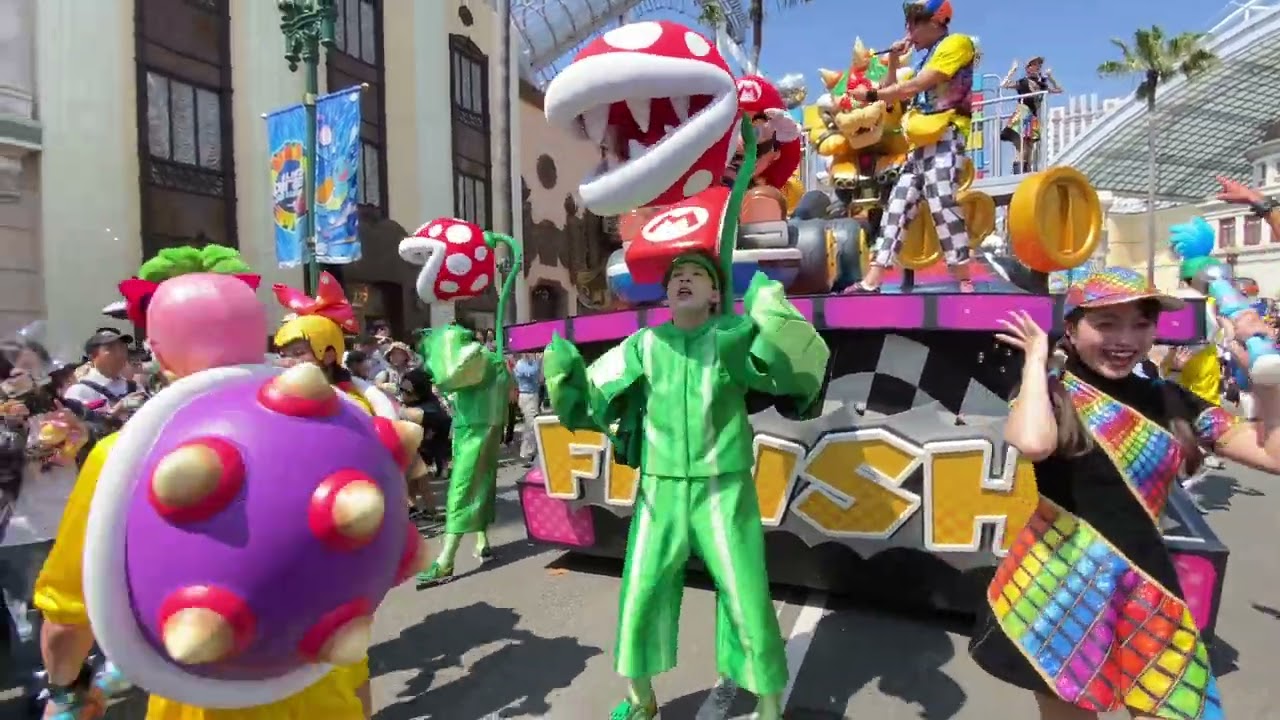 気温31℃の猛暑でも全力でパフォーマンスしてくれたキャストさん達【USJ】NO LIMIT! パレード 2023.6.19(月)-14:00