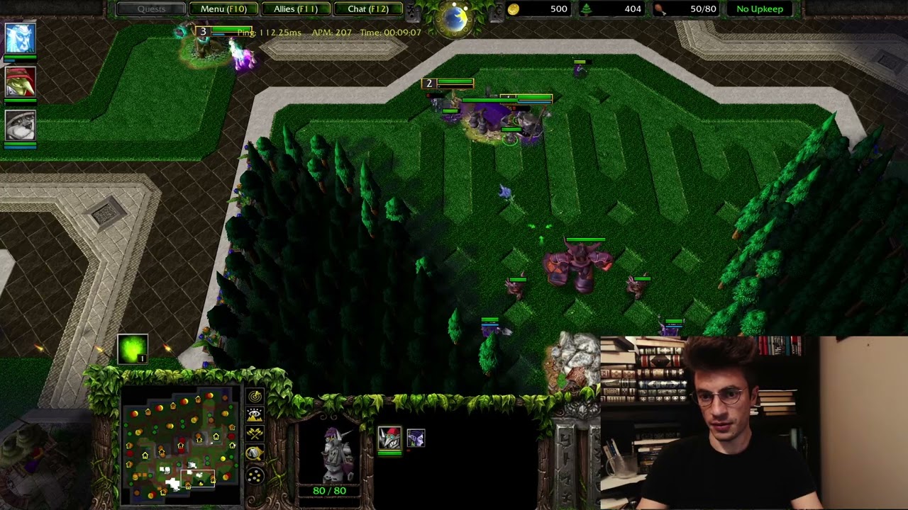 Night Elf vs Humans FFA