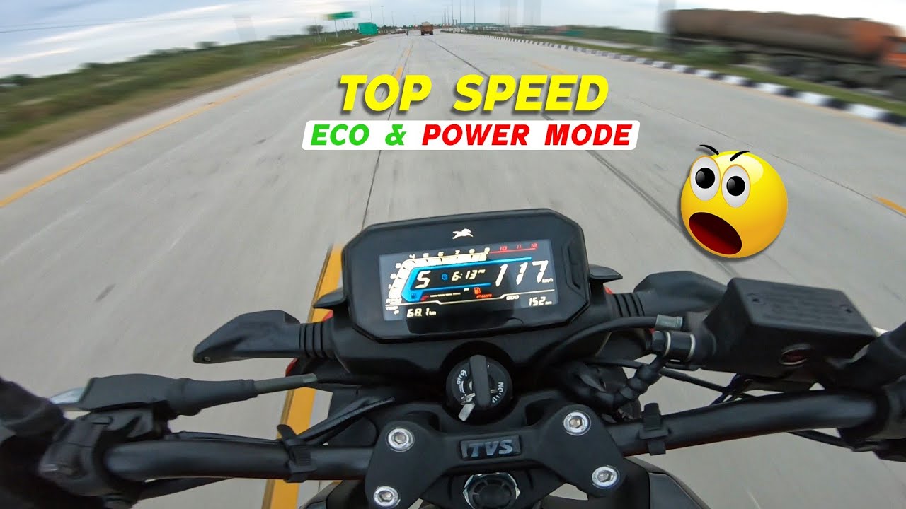 TVS Raider 125 : TOP SPEED in Eco & Power Mode | It's a great thing, man