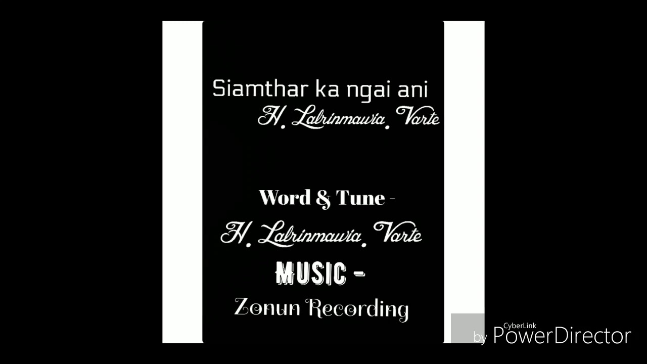 Siamthar ka ngai ani - H. Lalrinmawia. Varte