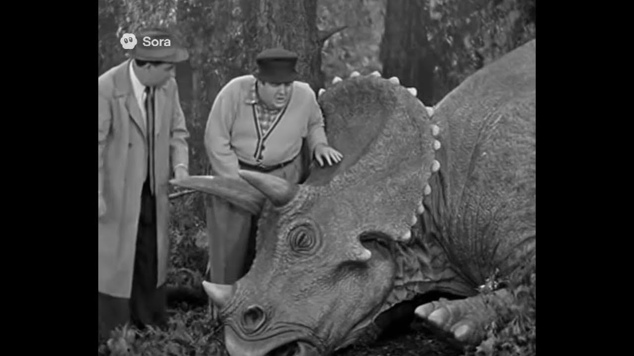 🦖 &ldquo;ABBOTT & COSTELLO meet JURASSIC PARK&rdquo; (1954) &ndash; Ai Parody Monster Mash Up Comedy!