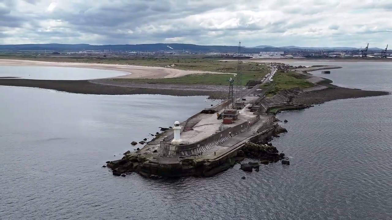 Doogle the Drone at South gare Redcar
