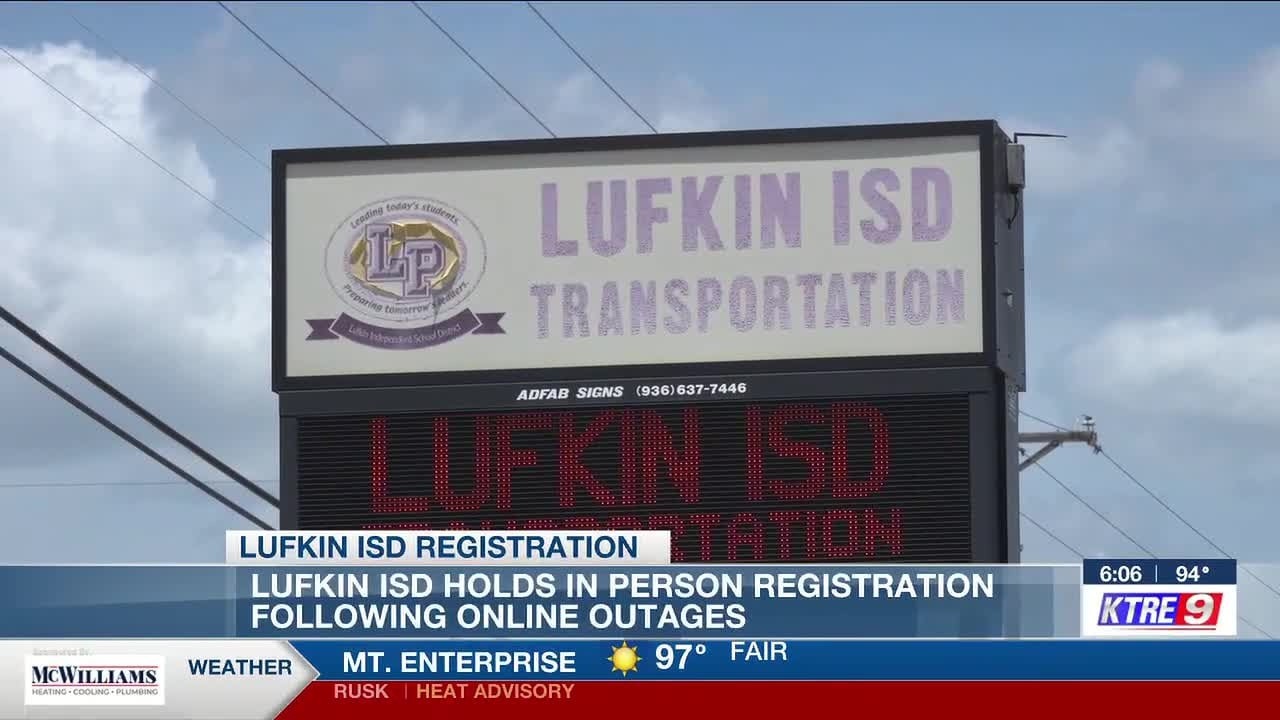 Lufkin ISD предлагает помощь в очной регистрации после сбоя в Skyward