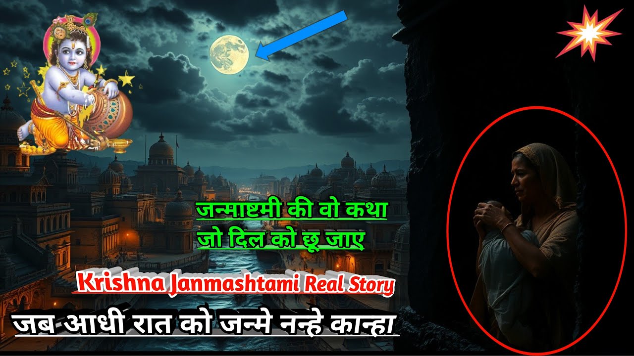 &ldquo;Krishna Janmashtami 2025 | भगवान श्रीकृष्ण का जन्म &ndash; वो रहस्यमयी कहानी जिसने दुनिया बदल दी&rdquo;