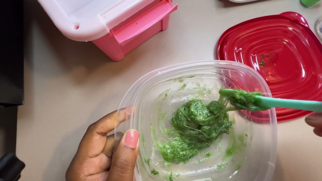 Making slime relaxing video ☺️ 