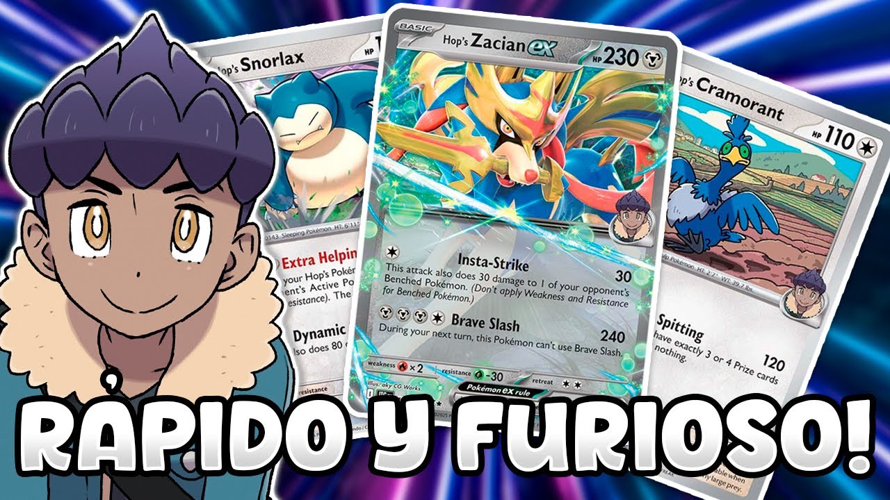 Este Deck de Zacian ex ¡Pega fuertísimo y rapidísimo!