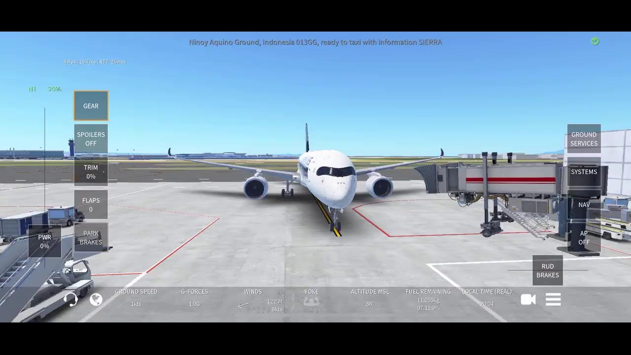 Infinite flight SQ914 SIN to MNL