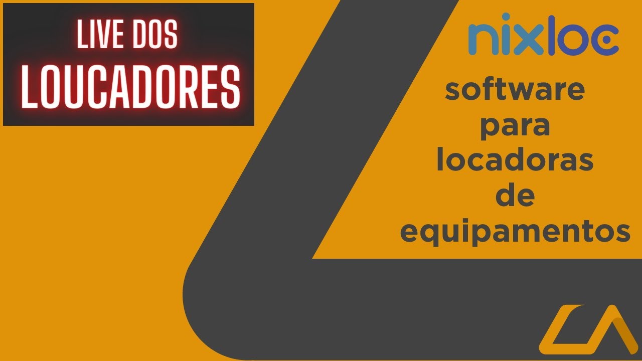 Live dos Loucadores, Fábio da NixLoc Sistema Para Locadoras de Equipamentos.