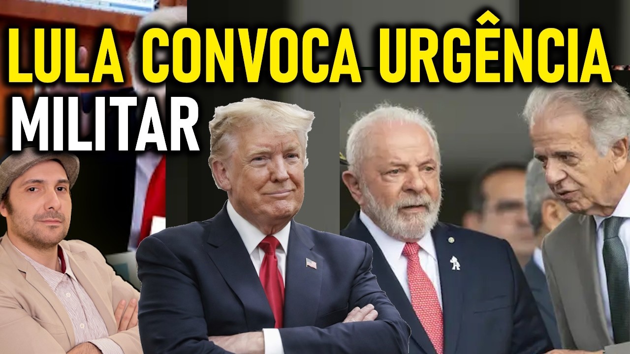 LULA DECRETA URGEêNCIA DE DEFESA MILITAR CONTRA OS EUA,  TRUMP, ACREDITA QUE PODE SER O PRÓXIMO A SE