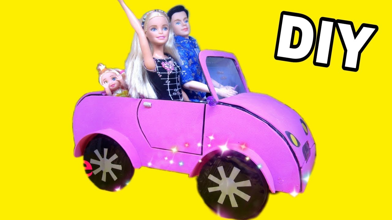 How to make car for Barbie Doll