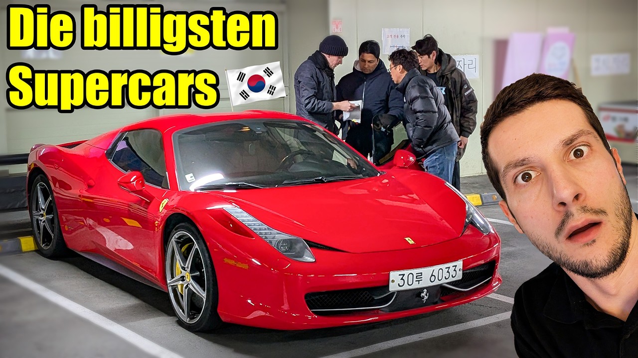 Warum so günstig? Supercar Shopping in Süd-Korea