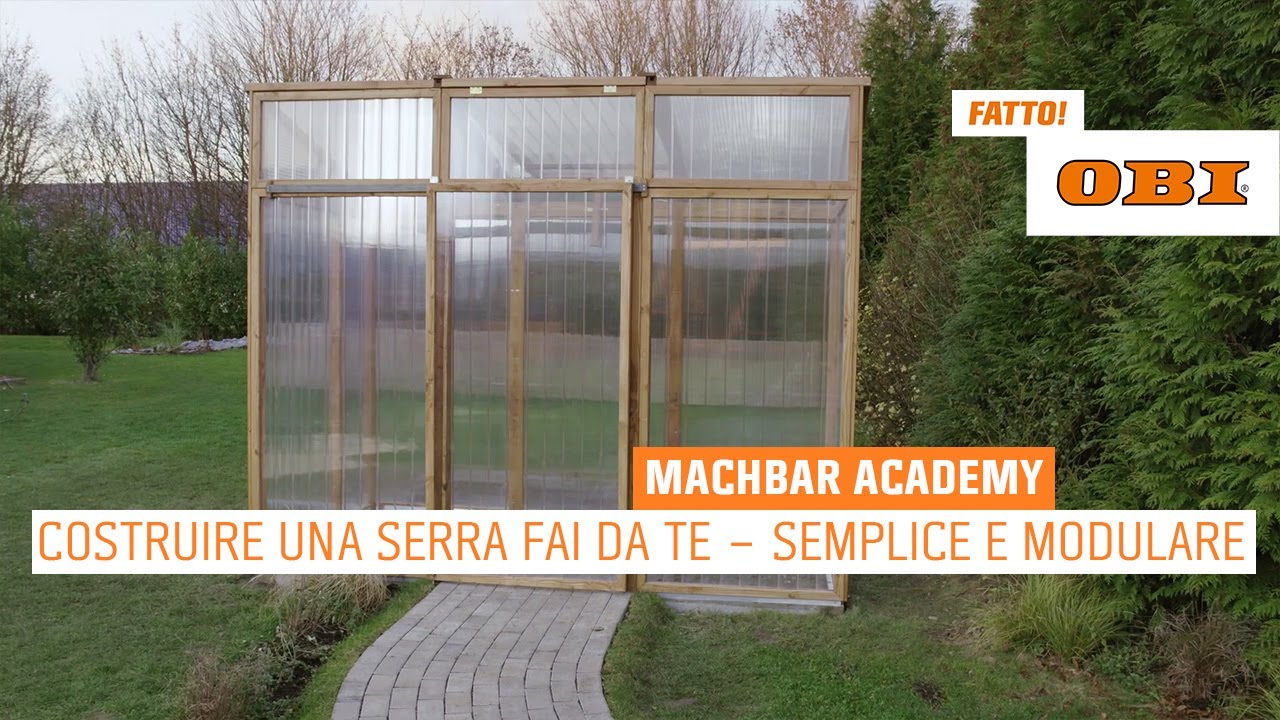 Costruire una serra fai da te – semplice e modulare | OBI