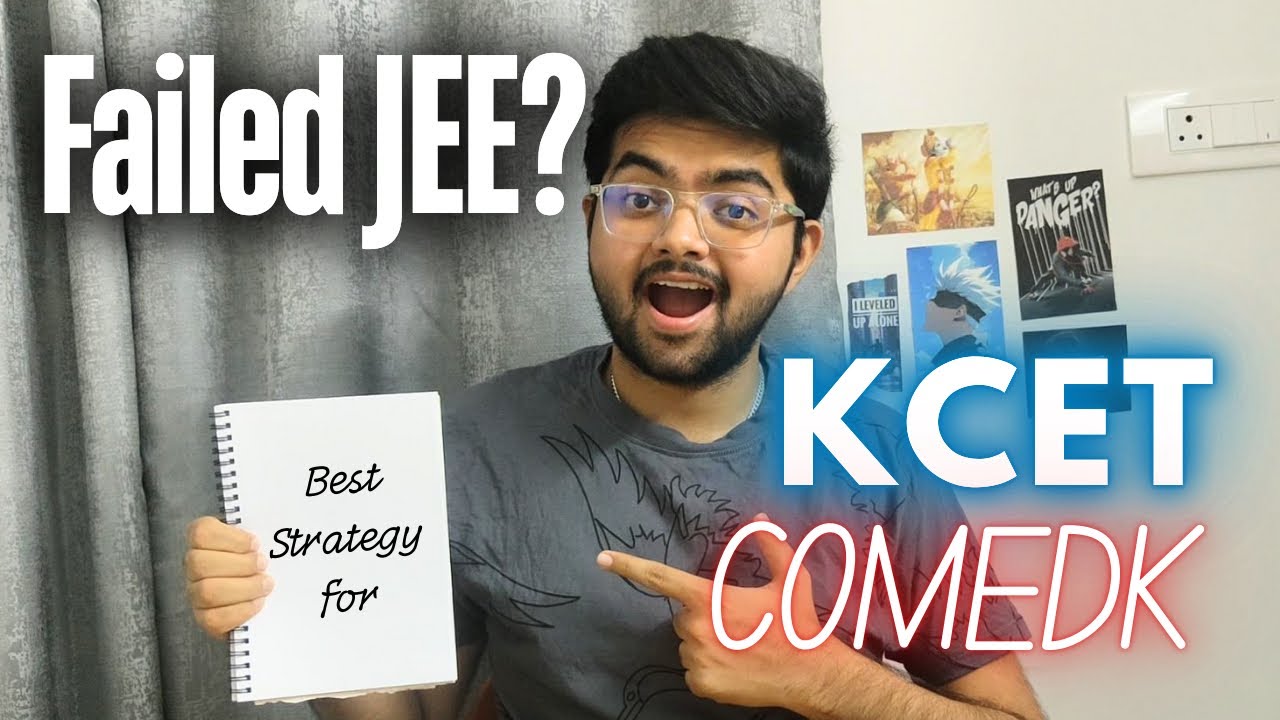 Failed JEE? Don&rsquo;t worry, crack KCET & COMEDK 2026 | Best Strategy