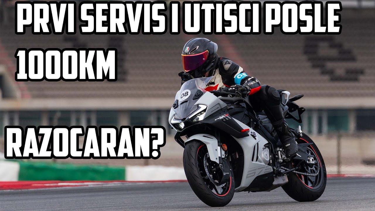 Iskustvo na 1000km i Cena Prvog Servisa na CFMoto 675SR-R - Plus malo voznje*