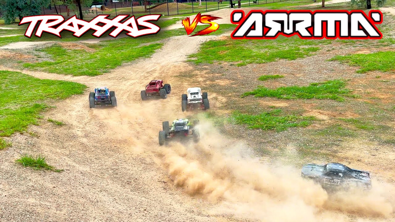 Traxxas X-maxx 8s vs Arrma Kraton 8s and Mojave 6s EXB