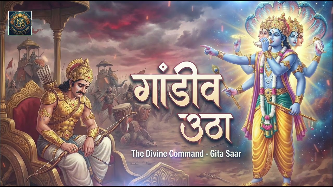 Gaandeev Utha | Bhagavad Gita Saar Katha | सम्पूर्ण गीता सार | Moksha Music Records