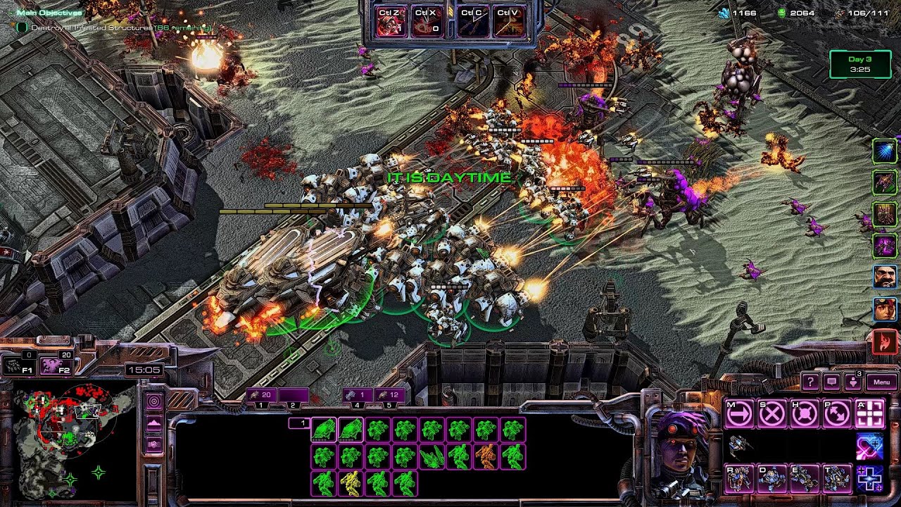 SC2 Co-Op Dead of Night ▏ Han & Horner MM Custom Mutation GamePlay [Prestige : Wing Commanders]