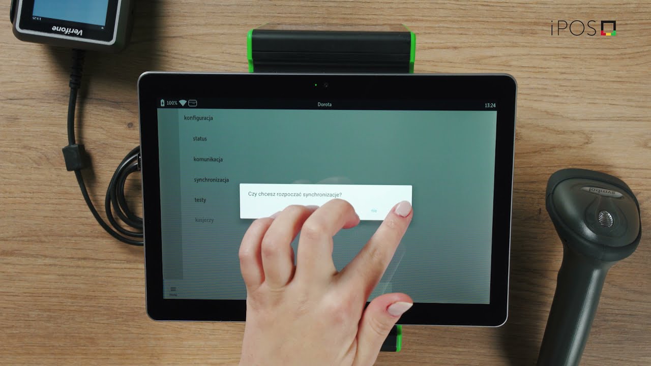 Om&oacute;wienie menu w kasoterminalu iPOS smart+