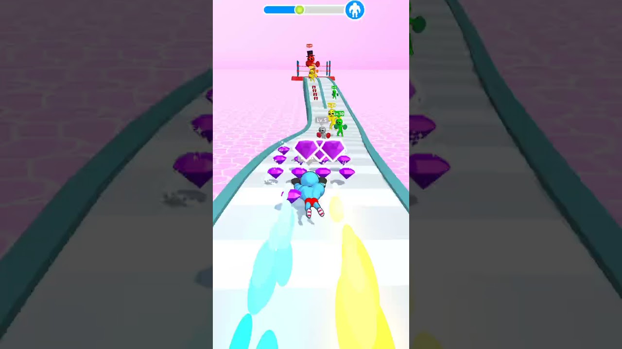 level up runner 3d all level gameplay Android,ios plz like share subscribe for the watching #shorts