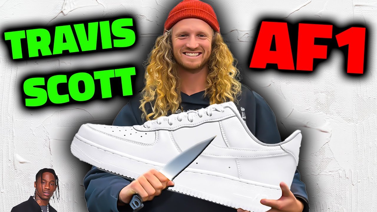 I MADE CUSTOM TRAVIS SCOTT AF1 LOWS 🤯👟